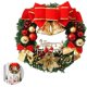 thumbnail image 2 of Decoración navideña Guirnalda navideña creativa para puerta Decoración navideña Guirnaldas navideñas 30 CM, 2 of 6