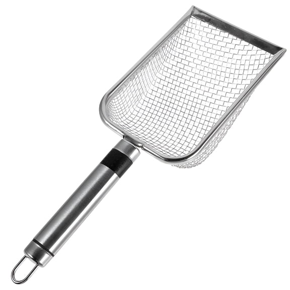 ACDANC Stainless Steel Beach Sand Sifter Shovel for Shells and Pet Litter