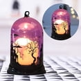 thumbnail image 2 of ZLBDYG Halloween Candle Style Decorative Lights – 3 Styles LED Flameless Candles with Spooky Designs for Indoor/Outdoor Festive Ambience, Tabletop, Mantel & Party Decor, 2 of 4