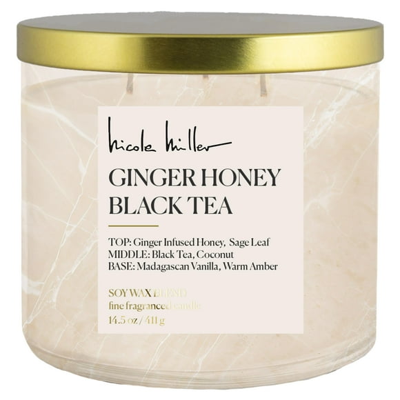 Candle Nicole Miller Té negro con miel y jengibre 430 ml