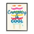 thumbnail image 5 of Stupell Industries Everything Is Cool Summer Striped Ice Pop Snack Graphic Art Black Framed Art Print Wall Art, Design by Daphne Polselli, 5 of 5