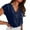 Navy Blue, variant on Women Tops Dressy Casual Shirts Cap Sleeve V Neck Business Work Blouses Trendy Clothes 2026