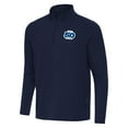 thumbnail image 2 of Men's Antigua  Navy Seattle Seahawks 50th Season Intent Quarter-Zip Pullover, 2 of 3