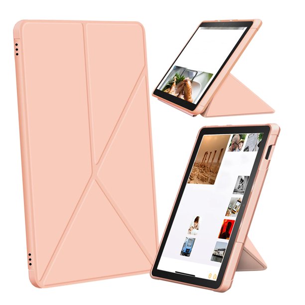 Funda protectora plegable ultradelgada para Fire HD10 plus 2021 oro Sunnimix Funda protectora para tableta