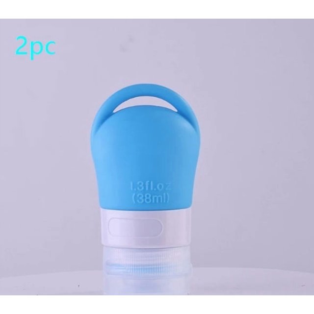Botella de almacenamiento portátil con orificio colgante for colgar botellas recargables de desinfectante de manos de silicona