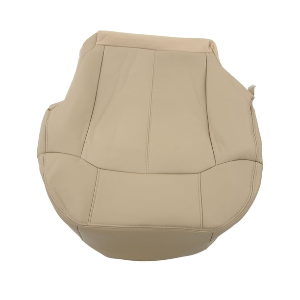 Funda protectora de cuero sintético para asiento de conductor delantero inferior, repuesto para Chevy Suburban 1999-Beige 2002