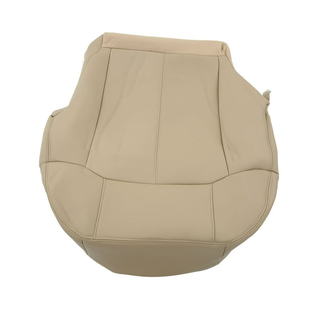 Front Driver Seat Cover, PU Leather Car Seat Protector Wearproof Easy Clean Waterproof Lightweight For Automotive ANGGREK Beige