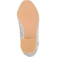 thumbnail image 7 of ABSOLUTE FOOTWEAR Childrens Kids Girls Slip On Heeled Sparkly Glitter Pagent Party Celebration Shoes - Silver - US Child 13, 7 of 7