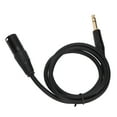 thumbnail image 3 of Cable de 6,35 mm a xlr macho a macho para escenario de micrófono de altavoz, equilibrio de cable de 1/4 pulgadas con transmisión sin pérdidas, 3 of 7