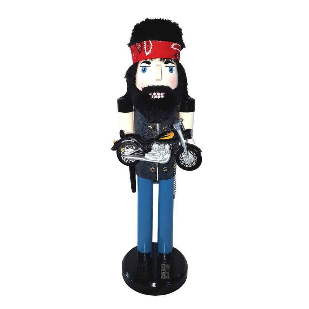 Santa's Workshop Biker Nutcracker