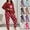 B01 Wine, variant on Plus Size Pajamas for Women Set Valentines Fuzzy Lounge Matching Pajamas 2 Piece Outfits Heart Graphic Long Sleeve Crew Neck Tops and Pants Sleepwear Pjs Sets