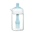 thumbnail image 2 of Creative Glass Oil Bottle With Brush Vinegar Bottle Container,Blue, 2 of 2