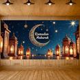 thumbnail image 6 of Ramadan Mubarak Lantern Moon Banner Decorations Backdrop Celebrations Festival Event Party Supplies Home Decor, 6 of 7