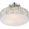 thumbnail image 4 of Quoizel Platinum Alexa Medium Semi Flush Mount in Polished Chrome, 4 of 5