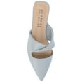 thumbnail image 5 of Journee Womens Enniss Open Side Pointed Toe Mule Flats, 5 of 9