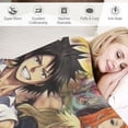 thumbnail image 3 of COMIO  Anime Characters Cartoon Blanket Flannel Blanket Ultra Soft Warm Cozy Plush Bed Blanket Lightweight Sofa Throw Blanket, 3 of 6