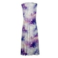 thumbnail image 6 of WTXUE Maxi Dresses, Sun Dress Sleeveless Vestidos Casuales Para Mujer V-Neck, for 2024 Spring Summer Elegant Wrap Trendy Flowy Dress Tie Dye Maxi Women's Plus, Blue Size S, 6 of 6