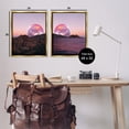 thumbnail image 4 of Stupell Industries Surreal Disco Ball Landscape Landscape Painting Gold Floater Framed Canvas Art Print Wall Art, 25 x 31, Set of 2, 4 of 10