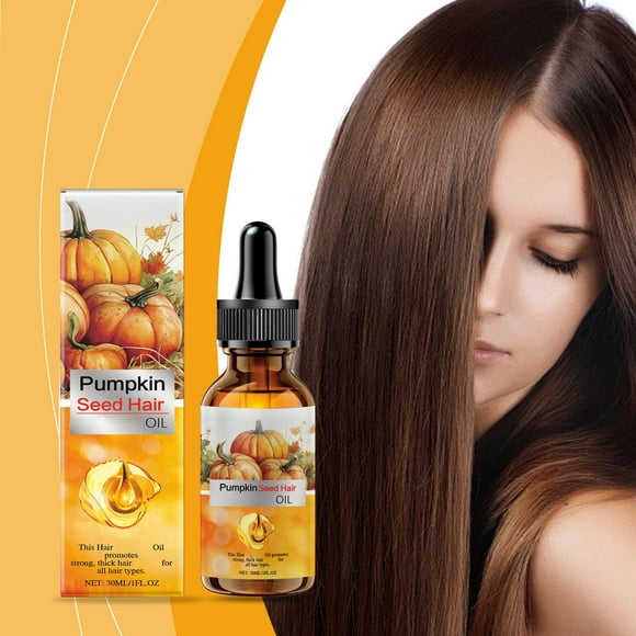Rengui Pumpkin Seed Hair Tonics Oil Prevents Hair Loss and Activates Hair Follicles Hairs Essences Nourishes Hair Care Oil Stays Strong Antis-Desquamation 30Ml Flash Deals Clearance