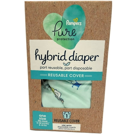 UPC 037000276067 product image for Pampers Pure Hybrid Reusable Cloth Diaper Cover  One Size - Happy Camper | upcitemdb.com