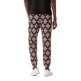 thumbnail image 5 of Men Cotton Baggy Hippie Yoga Harem Pants Funky Printed Plus Size Trousers Sports Boho Wide Leg Baggy Harem Pants with Pockets Bronze M, 5 of 5