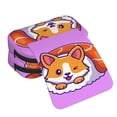thumbnail image 4 of Sikiie Corgi In Sushi Roll Print Flip Double-layer Pencil Case, All-purpose Stationery Bag for Study and Office, Zipper Design, Unisex, 4 of 7
