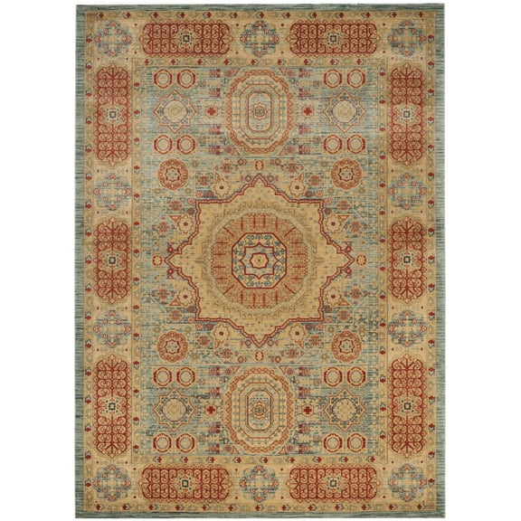 Safavieh Mahal Wystan Power-Loomed Area Rug, Navy/Red
