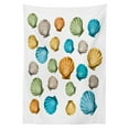 thumbnail image 3 of Ambesonne Shell Tablecloth Rectangular Table Cover, Scallop, 52"x70", Multicolor, 3 of 4