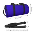 thumbnail image 2 of Balery Darkblue Bolsa de Gimnasio para Mujeres y Hombres, Bolsa de Viaje Impermeable, Bolsa de Fin de Semana con Compartimento para Zapatos y Bolsillo Húmedo, 2 of 6