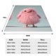 thumbnail image 3 of Balery Adorable Pink Fluffy Birds Manta de Felpa Suave y Acogedora – Cobija de Franela Aterciopelada para Cama, Lavable y Cálida para Sofá, Mascotas, Transpirable-60"x50", 3 of 7