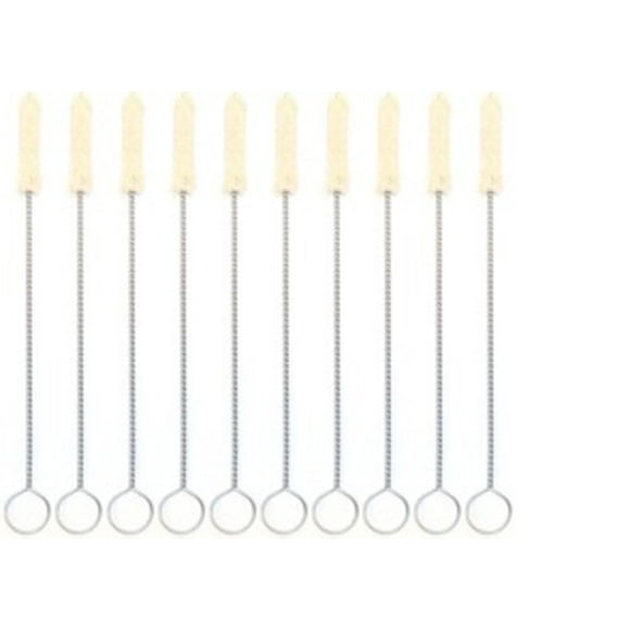 MILITARIA .45 Balai à Franges en Coton avec Manche de 10 Pouces, (Lot de 10)
