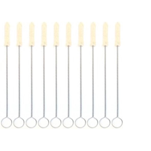 MILITARIA .45 Balai à Franges en Coton avec Manche de 10 Pouces, (Lot de 10)