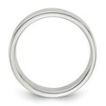 thumbnail image 2 of 925 Sterling Silver Solid Polished Flat Band Lightweight 5mm Flat Size 13 Band Ring Ring for Women and Men, 2 of 7