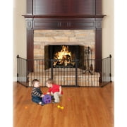 KidCo Auto Close Hearth Child Safety Gate, Steel, Black