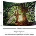 thumbnail image 6 of Extra Large Wall Tapestry for Bedroom Decoration Nature Forest Tapestry Tree Tapestry Landscape Tapestry Dark Green Tapestry, 90" L x 71" W, 6 of 6