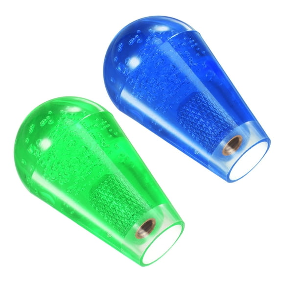 Uxcell Green Blue Ellipse Oval Joystick Rocker Ball Top Handle for Arcade Game