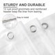 thumbnail image 4 of Cortina de ducha AmazerBath transparente, impermeable, 180 x 180 cm, 4 of 9