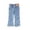 Blue, variant on UJNDER Toddler Girls Strap Jeans Elastic Slim Casual Flared Jeans Trousers for Daily Wearing and Comfortable Fit Girls Pants,Blue,2-3 Years