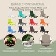 thumbnail image 5 of WestinTrends Malibu 3-Piece Outdoor Chaise Lounge Set with Side Table, All-Weather Poly Lumber, 5-Position Backrest,Lawn Pool Patio Furniture, Weathered Wood, 5 of 14