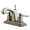 Brushed Nickel/Polished Chrome, variant on Kingston Brass KS8644DL Concord Two Handle Centerset Lavatory Faucet with Brass Pop-Up