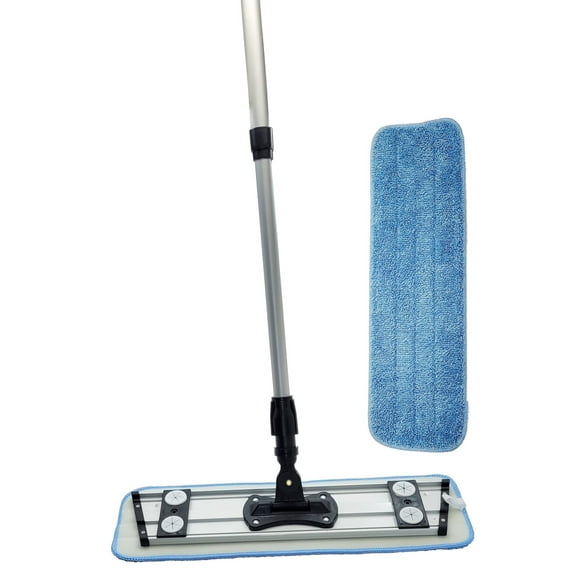 Simply Good 18 Inch Swivel Mop Pro - Commercial Grade Mopp Set With 2 Washable Mop Pads