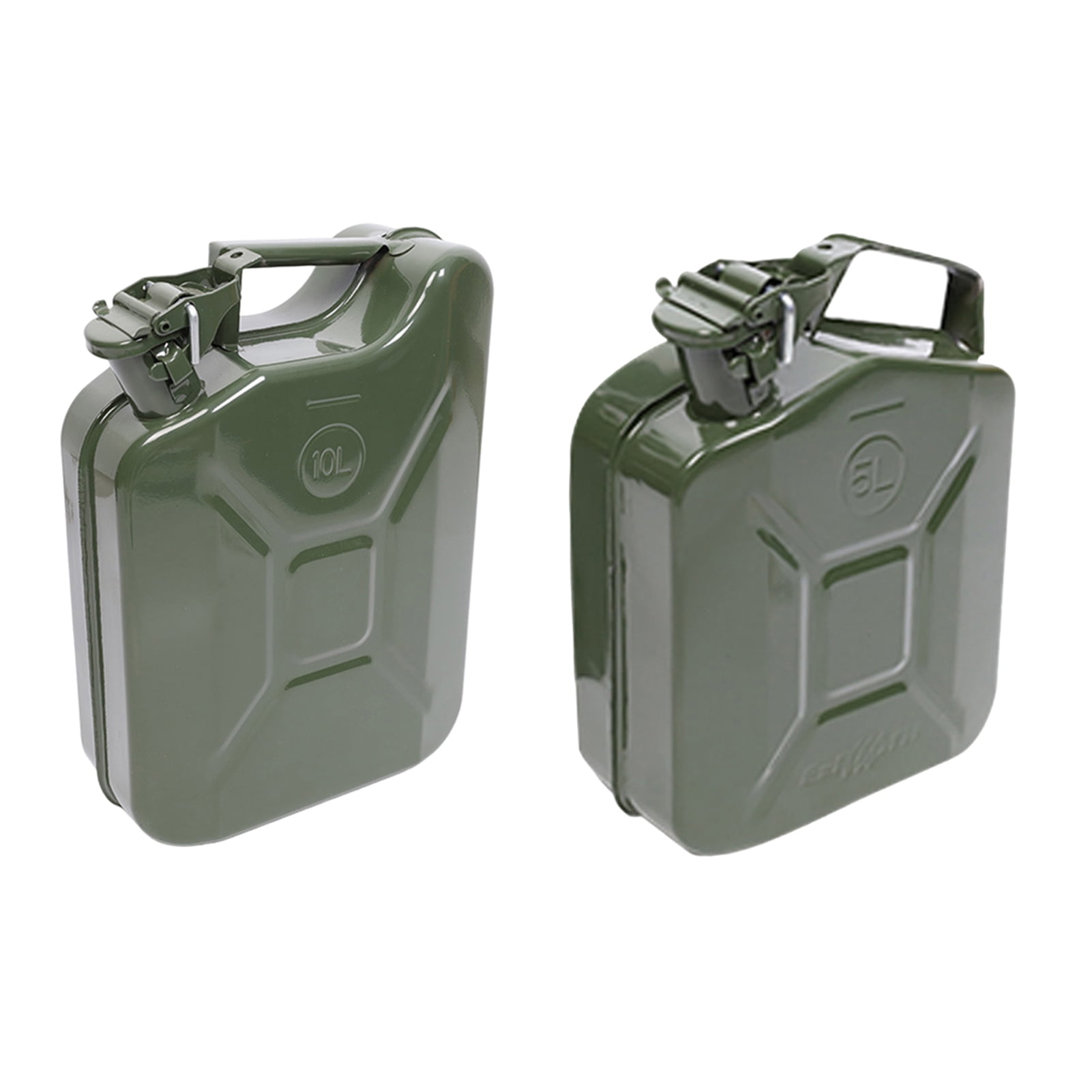 Jnismy Fuel Can Oil Transfer Tank, 1.32 Gallon / 5 L Portable Gas Can Transfer Tank Portable Storage Transfer Container with Flexible Spout System,Large Capacity Leakproof Good Sealing