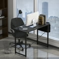 thumbnail image 4 of Gymax Modern Computer Desk 40'' Study Writing Table w/ Storage Bag Black, 4 of 10
