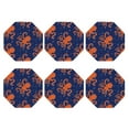 thumbnail image 2 of Disketp Octopus Funny Coasters,6 Pcs Leather Coasters With Holder, Perfect Housewarming Hostess Gifts,Protect Furniture From Water Marks Scratch And Damage, 2 of 9