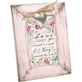 thumbnail image 2 of Love You A Bushel A Peck A Hug Blush Pink Locket Easel Back Picture Frame, 2 of 5