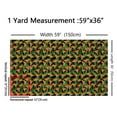 thumbnail image 3 of Castle Fairy Watercolor Orange Floral Fabric by the Yard 5 Yards, Tropical Blossoms Fabric for Sewing, Botnaical Green Leaf Home Decor Fabric by the Yard, 3 of 6