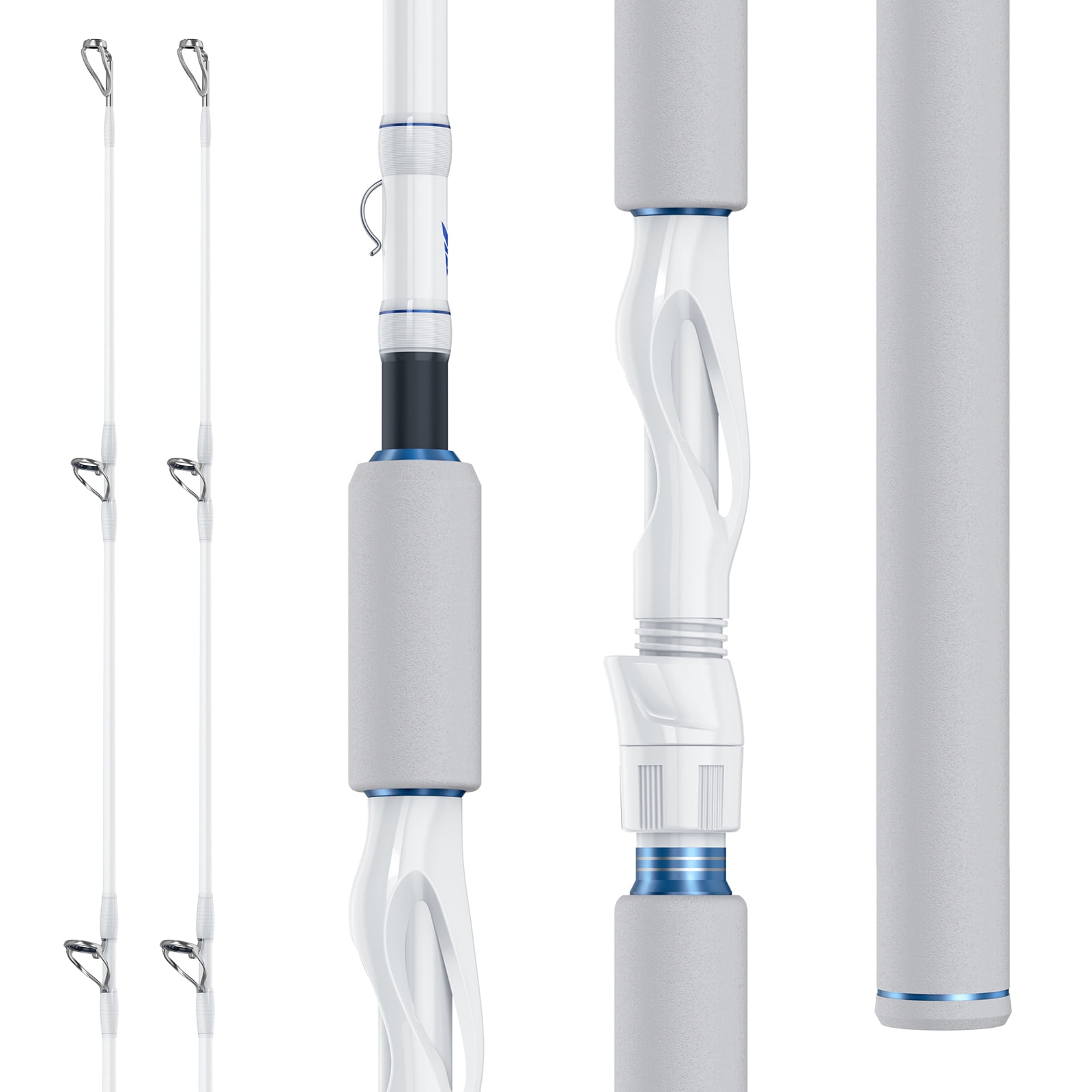 KastKing Travel Fishing Rods, Portable 4 Piece Spinning & Casting Rods, Extra Twin-Tip- Centron Lite