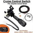 thumbnail image 3 of Car Cruise Control Switch with Harness Compatible Toyota Corolla Camry Prius, 3 of 5