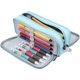thumbnail image 1 of Estuche de gran capacidad para lápices, bolsa grande para lápices, marcador, 3 compartimentos, papelería, bolígrafos, soporte para adultos, organizador de oficina, regalos., 1 of 7