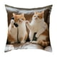thumbnail image 2 of Juego de almohadas con estampado de animales bonitos para dormitorio, sala de estar, sofá, cojín de 45 x 45 cm para decoración de sofá y sala de estar, funda de almohada aterciopelada., 2 of 6
